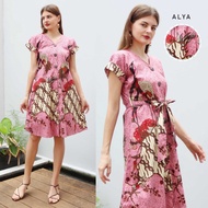 Women's BATIK DRESS / JUMBO KEBAYA / COUPLE BATIK / MODERN BATIK / ALYA DRESS Batik Dress Women Dres