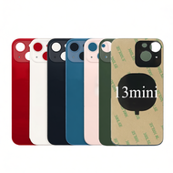 For iPhone 13 Mini Battery Cover Rear Door Glass Panel For iPhone 13 Big Hole Back Glass Housing Cas