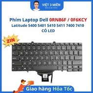 Dell Latitude 5400 5401 5410 5411 7400 7410 LAPTOP ZIN Key WITH LED 0RN86F 0F6KCY