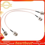 2Pcs 3G HD SDI Cable BNC Cable 30cm 75 Ohm for Cameras  Video Equipment Supports HD-SDI 3G-SDI 4K 8K