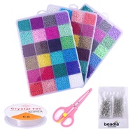 DIY Jewelry Findings Czech Glass Seed Beads Kit Set Beading Cords Seed Beads For Jewelry Making DIY Bracelet Necklace Supplies Beads