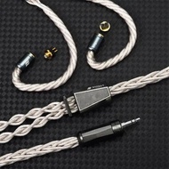 Effect Audio Signature Series CADMUS 4/8 Wires Earphone Cable UP-OCC Silver Plated Copper Litz | MMC