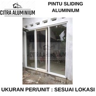 Jual PINTU SLIDING ALUMINIUM - PINTU ALUMINIUM Murah