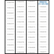 010 XOX onexox mobile number sim card - for family and company esim 011-random 010-random