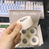 Clear white V-line face tape