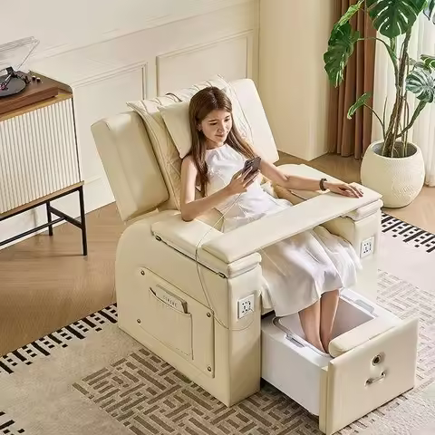 Electric Pedicure Manicure Salon Spa Chair Foot Spa Chair High-Quality Massage Chair without Plumbin