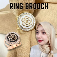 Ring brooch Tudung Rhinestone Cincin Tudung Scarf Buckle Tudung Ring Tudung Bawal Ring Tudung Fashio