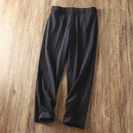 UNIQLO สุภาพบุรุษฤดูใบไม้ร่วงเดินทางร้อยชุด EZY ยืดตรงลำลองกางเกง