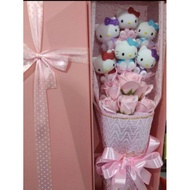 Hello kitty bouquet soap flowers + box big