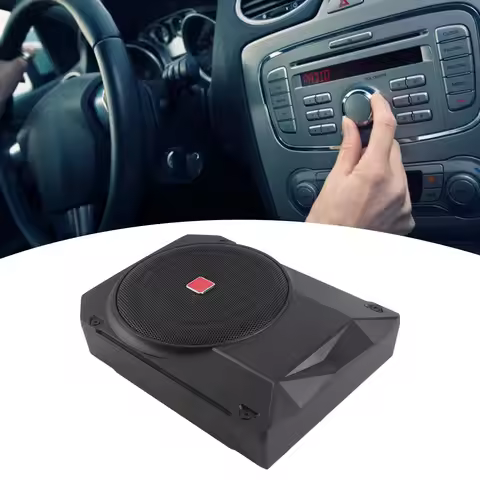 10 Inch Active Subwoofer Under Seat Subwoofer Excellent Heat Dissipation 2.5 Ohms Stainless Steel Gr