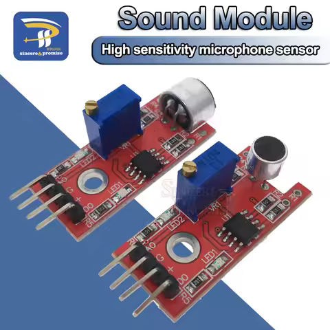 Microphone Voice Sound Sensor Detection Module For Arduino AVR PIC Analog Digital Output Sensors KY-