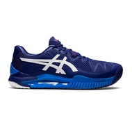 In stock Asics รองเท้าเทนนิสผู้ชาย Gel-Resolution 8 (2E) | Dive Blue/White ( 1041A113-405 )