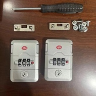 Luggage combination lock accessories lock trolley suitcase c行李箱密码锁配件锁扣拉杆箱旅行箱密码箱搭扣通用零件更换卡扣式8.19