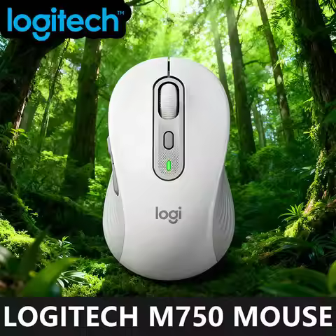 Logitech M750 Mouse - Wireless, Silent Clicks, 3-Device Connect, Logitech Flow, 24-Month Battery, Er