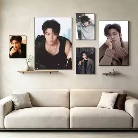 C-Chinese Actor Neo Hou Minghao Poster High Quality Dorm Living Room Aesthetic Wall Decoration Paint