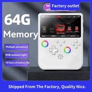 H5 Handheld Video Game Console 64G Storage, 15000+ Games, 5.0 Inch Screen Portable Game Player Suppo
