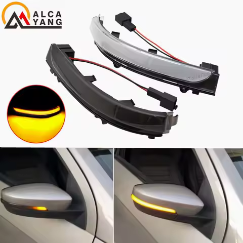 2Pcs Dynamic LED Flashing Arrow Rearview For Volkswagen GOL G6 G7 G8 FOX UP! POLO Golf 4.5 Vento Voy