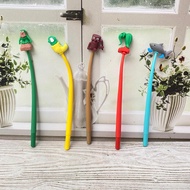 Brainrot Anomali Cartoon Character Shaking Flexible Gel Pen Pgk-2111 Black Gel Ink Pen Elastic Doodl