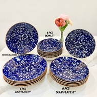 2023 COLLECTION Ocean blue by Giacomo / set pinggan giacomo