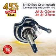 Crankshaft Srl110 Jet up 2mm 3.5mm Con Rod 25mm Pin Srl110 Racing Cranskhaft Lagenda 2mm 3.5mm
