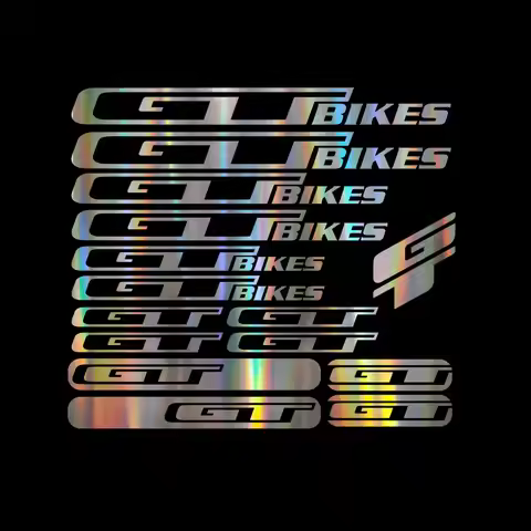 15pcs for GT BIKES Vinyl Decals Stickers Mountain Bike MTB Cycling Bmx