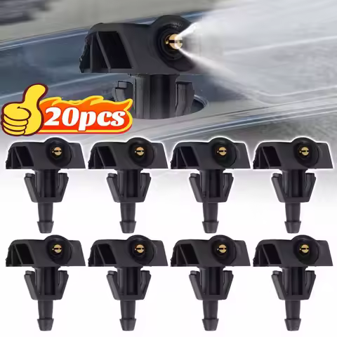 Car Windshield Washer Nozzle 28932-9U000 Black PP Plastic Front Window Cleaning Jet for Nissan Tiida