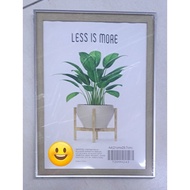 A4 21cm x 29.7cm Frame Silver colour