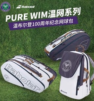 ✾✟◇ Babolat Babolat Tennis Bag Wimbledon Backpack Shoulder Bag Babolat Men's And Women's Badminton R