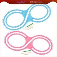 [MagiDeal] 8 Shaped Knitting Loom Set Long Knitting Board Weave Loom Craft Yarn Kit DIY