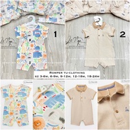 Tu Clothing boys' Romper size 3-6m, 6-9m, 9-12m, 12-18m, 18-24m