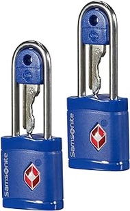 Samsonite Global Travel Accessories TSA Lock with Key, Blue (Midnight Blue), 6 cm, 2 x