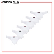 Cotton Club Bare Inside Garter Brief - White (6 in 1) CC-246W
