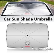 For Honda Car Sunshade Front Glass Heat Insulation Sun Protection  City Vezel Stream Fit Freed Civic CRV Accord Jazz HRV CRZ