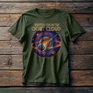 Retro Space Graphic Pattern 3I ATLAS Oort Cloud Astronomy Science T-Shirt Interstar Tail Star Casual