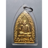 Powerful & Rare Luang Phor Kaew with Hand Written Yant, Wat Sapan Mai Kaen, Luang Phor Kaew 2553