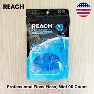 REACH® Professional Floss Picks Mint Flavor 90 Count  ไหมขัดฟัน รีช