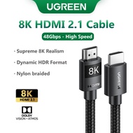 Ugreen HDMI 2.1 Cable Ultra High-speed 8K/60Hz 4K/120Hz for Xiaomi Mi Box PS5 HDMI Splitter Cable HD
