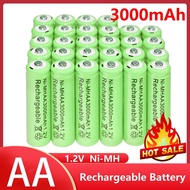 / /Rechargeable battery 4 OR 8 PCS AA 3000mAh AAA 1800mAh 1.2 V Rechargeable Battery NI-MH 1.2V batt