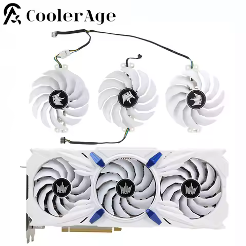 For GALAX GeForce RTX 3070 Ti HOF Replacement Graphics Card GPU Heat Sink Original 95MM RTX3070Ti Vi
