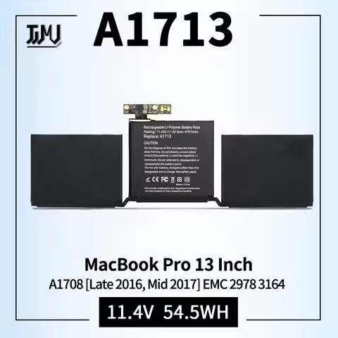 MacBook Pro A1708 Battery A1713 for MacBook Pro 13 Inch A1708 Late 2016 Mid 2017 EMC 2978 A2159 (201