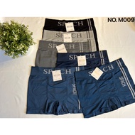 6Pcs SPACH M009 Seamless Patterned Boxer Briefs Adult Men's CD/