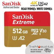 SanDisk Extreme 512GB 4K Up to 190MB/S Micro SD Card Memory Card
