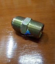 ready Double Nepel Hydraulic 5/8" x 3/4" Inch JIC x NPT 10MJx08MB