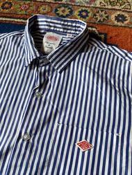 日本製 DANTON STRIPE SHIRT 34號 直條紋襯衫 Beams