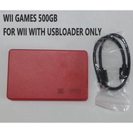 Nintendo Wii Games HDD 500GB (Need Installed Usb Loader)