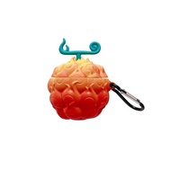 Devil Fruit for Airpods 3 2 1 Pro Case 3D Anime Ayes The Fire Fist Earphone Accessories Protective S