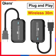 30m Wireless HDMI Video Transmitter Receiver Extender Display Adapter Screen Share Switch for PS4 Camera Laptop PC To TV Monitor