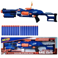 Nerf Doublebreach N-Strike Mega Double-Barrel Blasting Nerf Electric Toy Gun With 20Pcs Soft Bullets