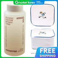 INNISFREE(Innisfree) | โทนเนอร์ Innisfree Volcanic Pore Paha Smoothing Toner 170 มล. + กระเป๋าเครื่อ
