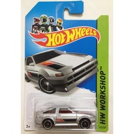 Hot Wheels JDM 2014 222/250 HW Workshop Toyota AE-86 Corolla Silver MOSC